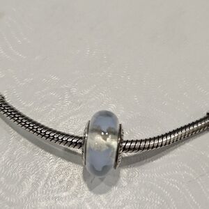 RETIRED Pandora Blue Stars Murano Glass Charm 790904